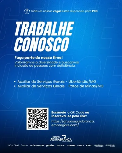 Auxiliar de Serviços Gerais (Concessionária) - BYD/Osaka