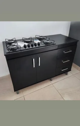 Cooktop Itatiaia 5B com balcão 1.20m