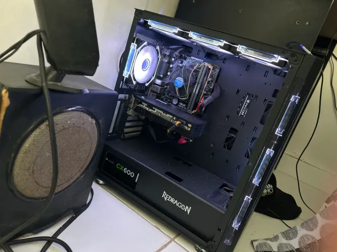 KIT 7 FANS ARGB COM CONTROLADORA 