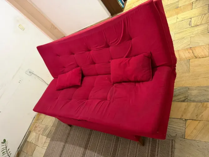 Sofá Cama Vermelho