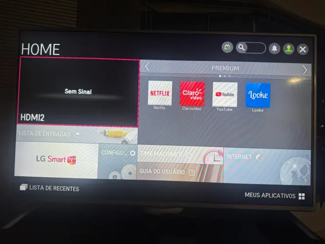 TELEVISÃO (SMARTV) LG 47 POLEGADAS