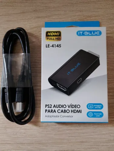 ADAPTADOR PS2 TO HDMI COM CABO HDMI (FAÇO ENVIO)