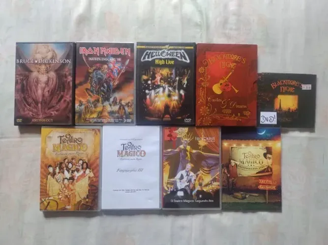 DVDs Rock e Metal - Diversos Títulos