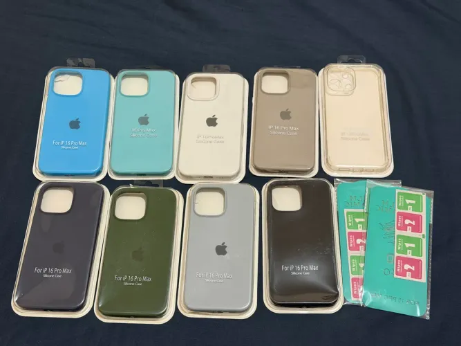 Kit Para iPhone 16 Pro Max Capas e películas