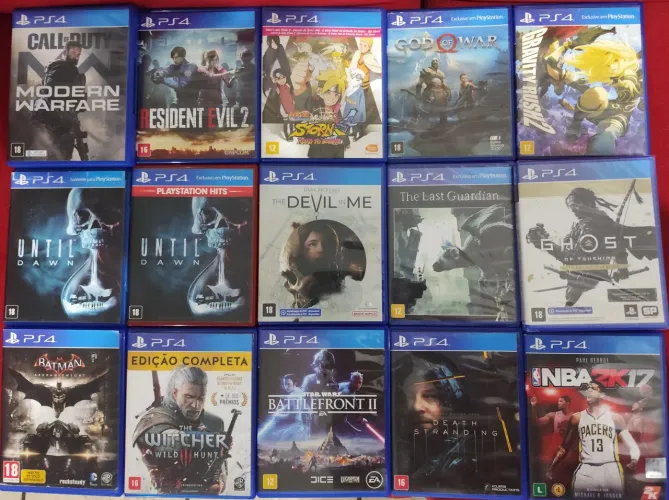 Jogos Midia físicas para Playstation 4