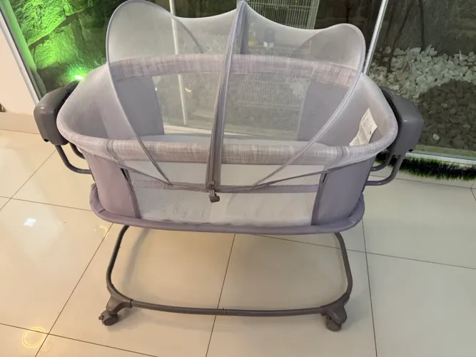 Berço Balanço Automático Bluetooth Com Música Co-bed