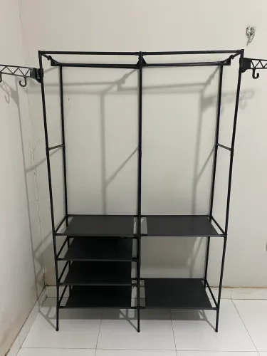 Arara Cabideiro Guarda Roupas Portátil 