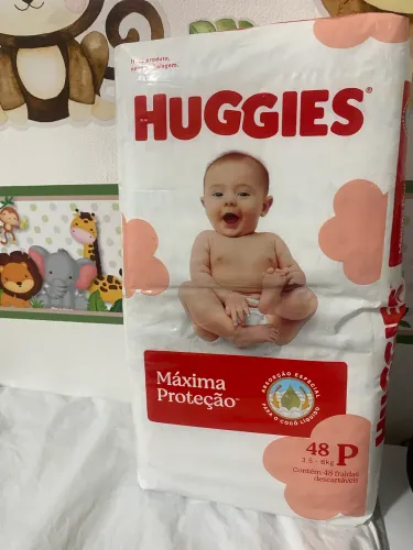 Fralda Huggies Máxima Proteção tamanho P 