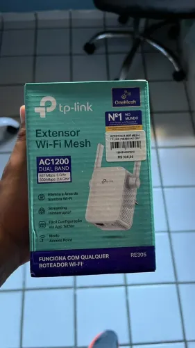 Repetidor De Sinal Tp-link Wifi mesh 867mbps Nunca Usado