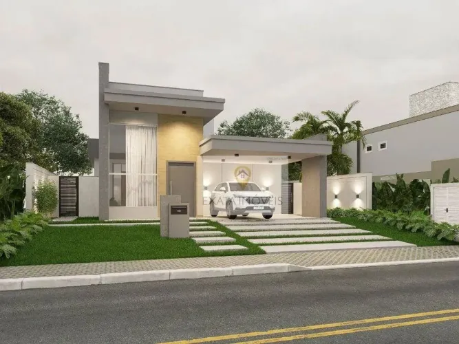 Casa linear 4 quartos com piscina, Condomínio Viverde 1 - Rio das Ostras/RJ