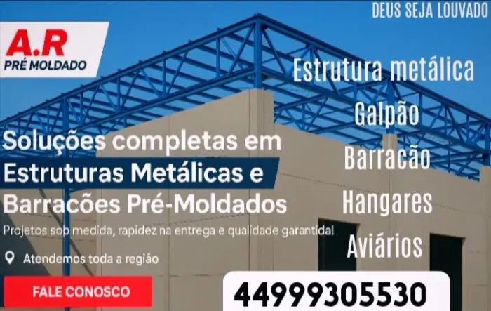 Barracão pré moldado 