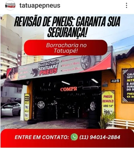 Vende Borracharia no Tatuapé a mais antiga 46 anos no mesmo local 