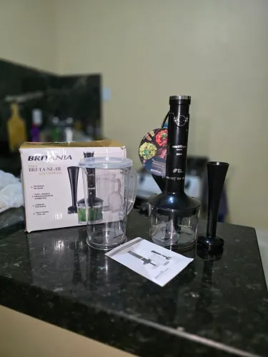 Mixer Britânia Bmx360 2 em 1 350W com Mini Processador - NOVO na Caixa