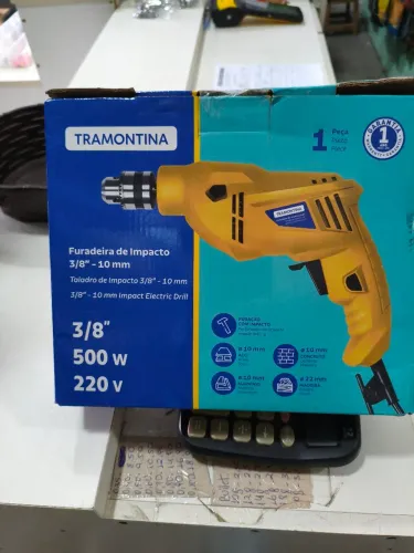 Furadeira impacto Tramontina 500w