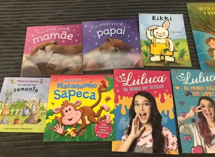 Livros infantis diversos infantil, fundamental I e II