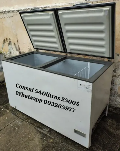 Freezer Consul 540 litros funcionando perfeitamente digital 