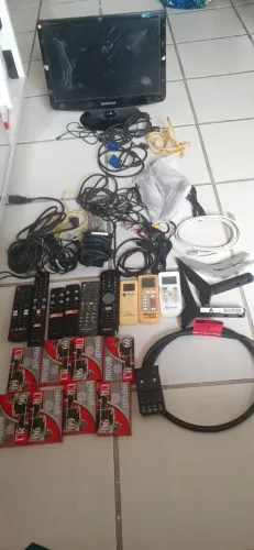 Cabos diversos e controles  de ar e tve cabo de cooktop 
