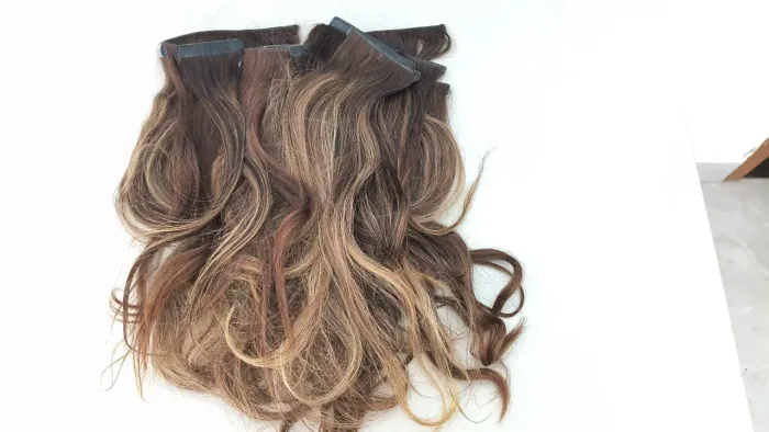 Cabelo Humano Natural - 10 Mechas | 162g | 37cm