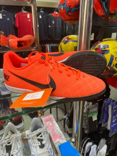 Chuteira Nike Beco 2 Nova - Azul/Laranja 39