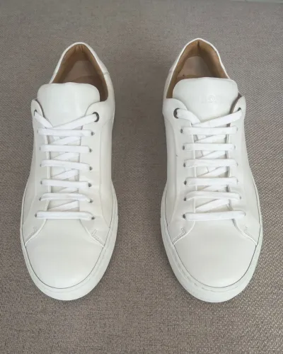 Tenis Boss Hugo Boss Branco Couro 42