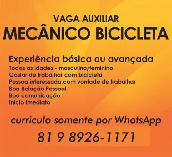 VAGA MECANICO DE BICICLETA