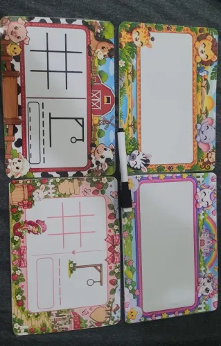 Lousa magica artesanal para festa kit com 10+ caneta