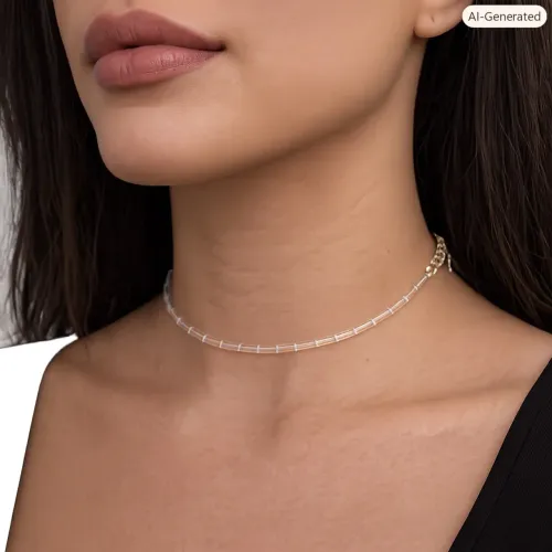 Choker transparente