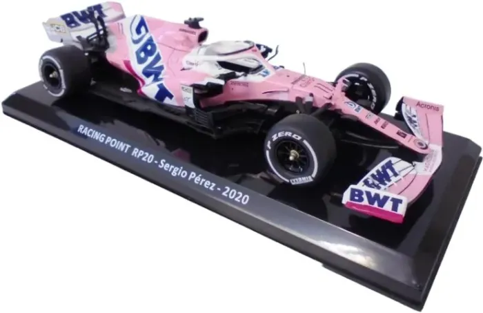 Miniatura F1 1/24 Racing Point RP20 2020 - Sergio Pérez - Nova / Lacrada
