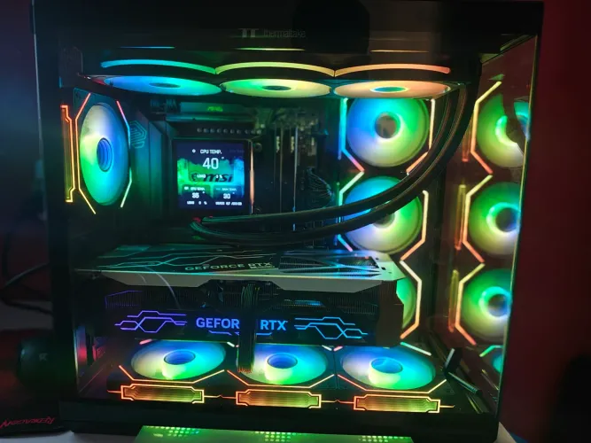 Pc gamer 9800x3d placa de vídeo 4090