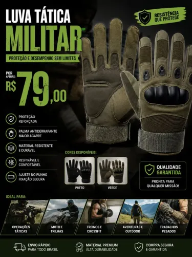 Luvas táticas 