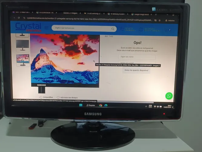 Monitor Tv Samsung 22 polegadas
