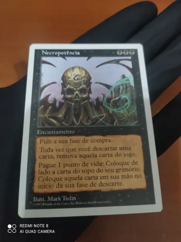 Carta de Magic The Gathering Necropotência