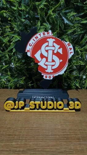 Placa Decorativa do SC Internacional ? Feita em 3D