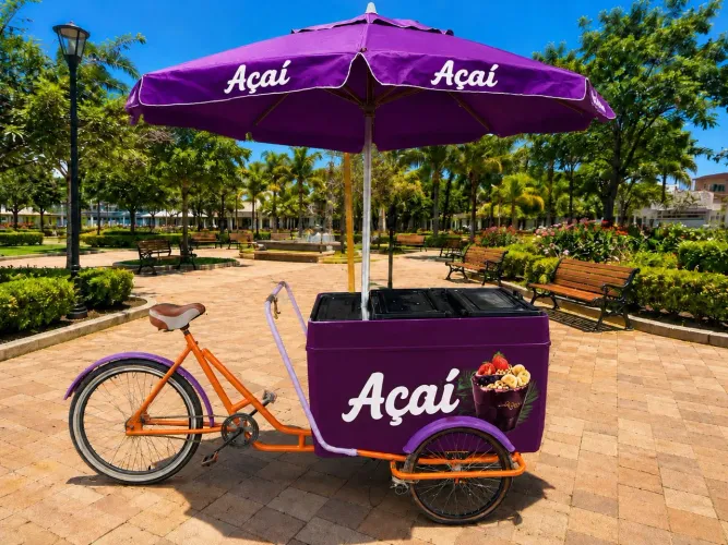 Bicicleta de açaí 