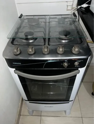 Fogão Esmaltec Topazio 4 bocas usado