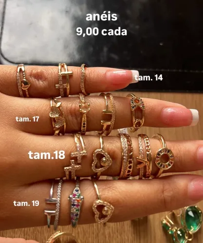 Anéis biju novos
