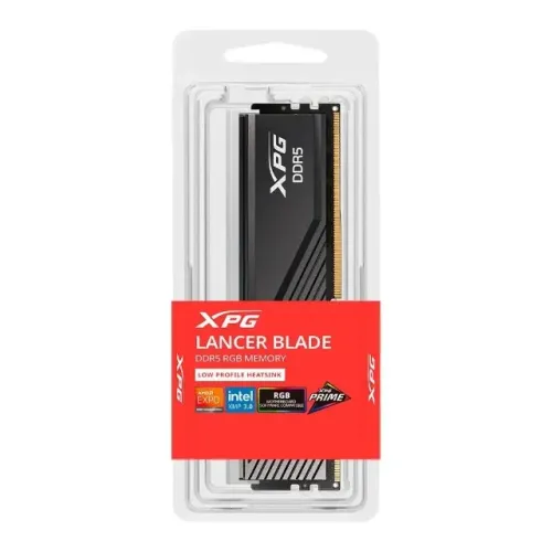 Memória 16GB DDR5 6400Mhz Adata XPG Lancer Blade, CL32, RGB, Preta, XMP 3.0, AMD Expo