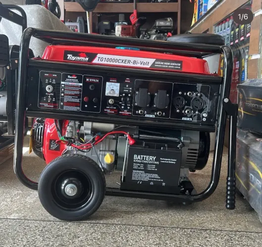 Gerador a Gasolina 9kva Partida Elétrica 220v Mono Toyama