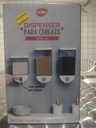 Dispensador de cereais 3 unidades
