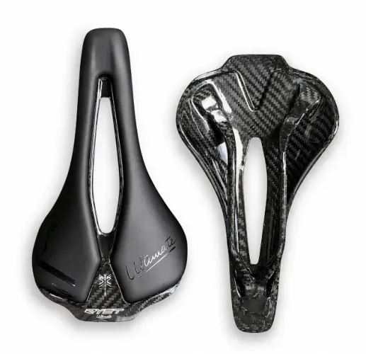 Assento de selim de bicicleta Ryet Full Carbon 250x140mm