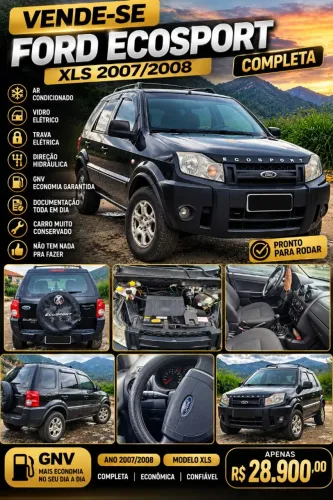 Ford Ecosport XLS 1.6/ 1.6 Flex 8V 5P 2008