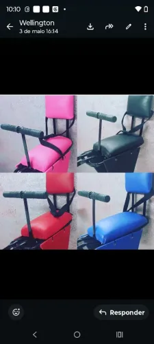 Cadeirinhas para bicicleta com garupa 