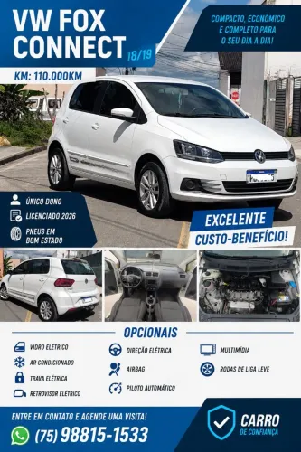 Volkswagen Fox Connect 1.6 Flex 8V 5P 2019