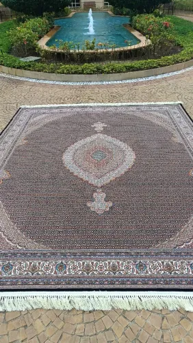 Tapete Persa Tabriz Mahi 3,0 x 2,5 (1.190.000 pontos)(máquina)