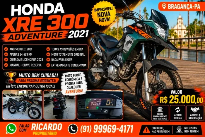 VENDO HONDA XRE 300 ADVENTERE 
