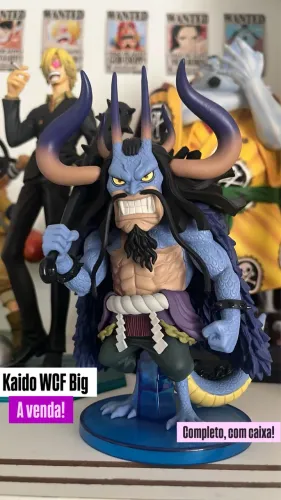 Kaido Híbrido Mega WCF Banpresto One Piece Original e com caixa