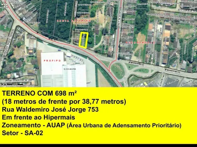Terreno para Venda em Joinville, ITINGA