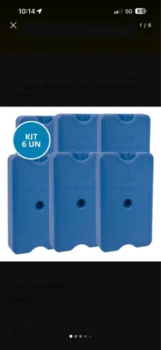 Placas e bolsas térmicas para cooler e isopor 