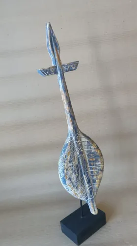 Arte tribal decorativa, escultura em madeira,étnica/tribal - artesanato de Bali 77 cm