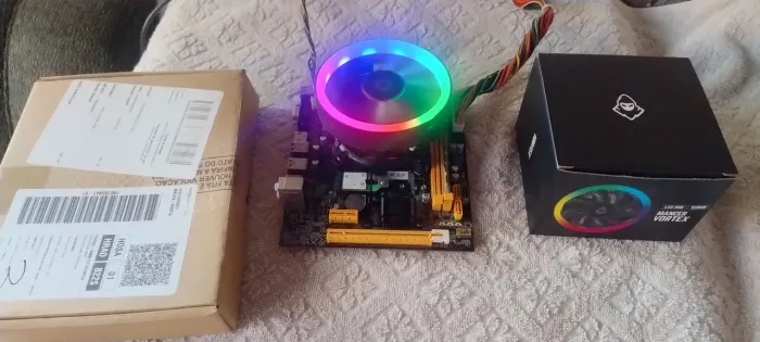 Kit core i7 4770 + ssd NVME 256gb + 8gb Memória + Cooler Rgb 